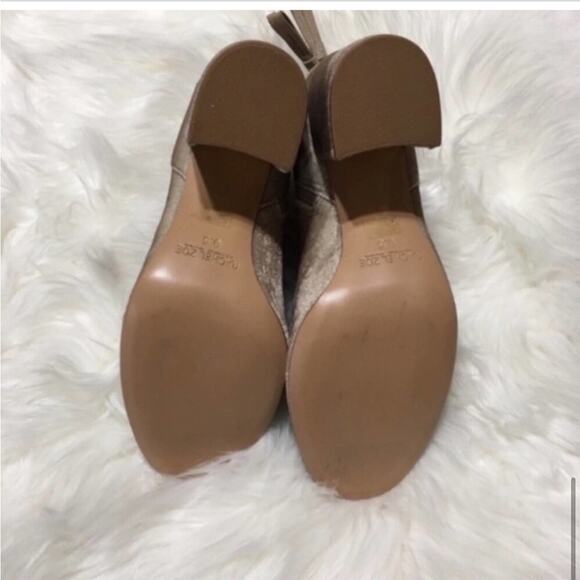 Rachel Zoe Nude Color Twiggy Velvet Lace-Up Bootie Size 9.5 - Picture 4 of 8